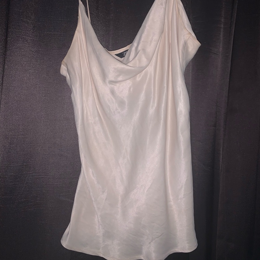 Zara silk top size M